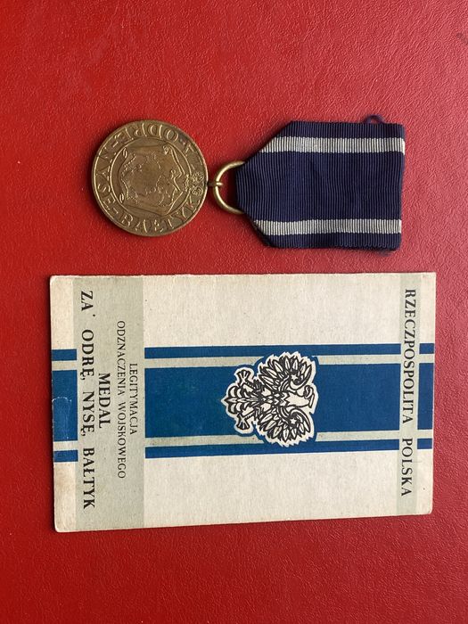 Za Odrę Nysę Bałtyk z nadaniem 1946 r.podpis Generał