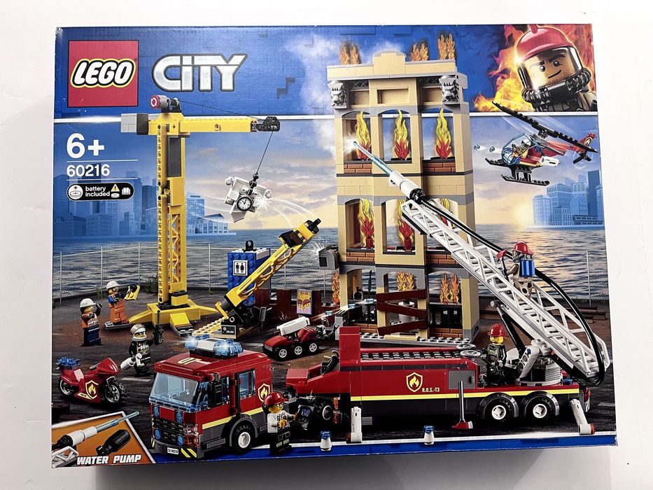 Lego 60216 CITY Straż pożarna w śródmieściu z 2019 Wyprzedaż