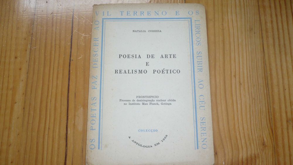 Natália Correia - Poesia de Arte e Realismo Poético - 1958
