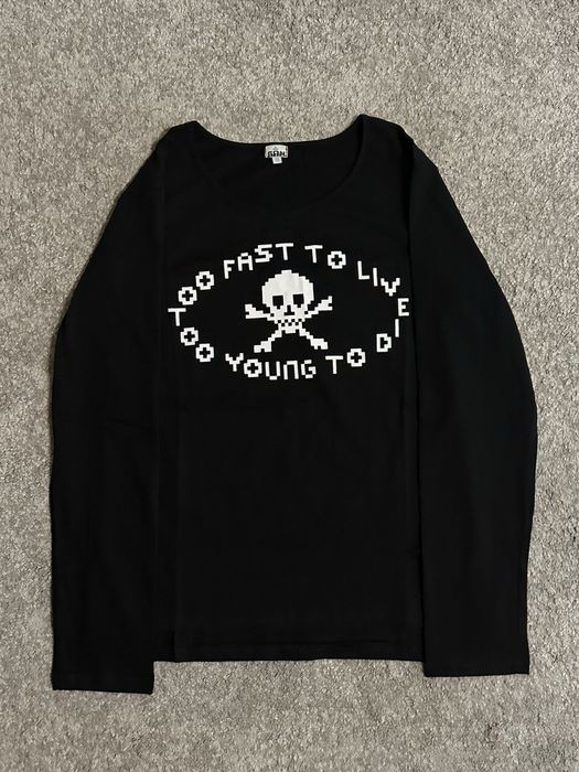 Vivienne Westwood "too fast to live too toung to die" лонгслів