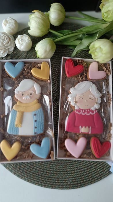 Babcia i dziadek -zestaw pierników