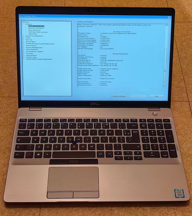 Dell precisiom 3541 +dock Dell USB-c+ torba del