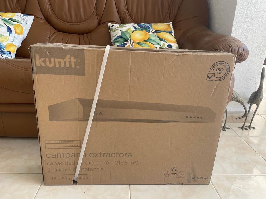 Exaustor Kunft branco NOVO