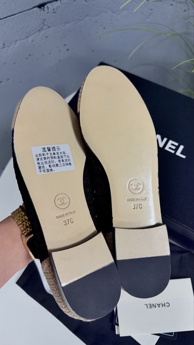 Балетки жіночі вязані текстиль Chanel шанель В наявності
