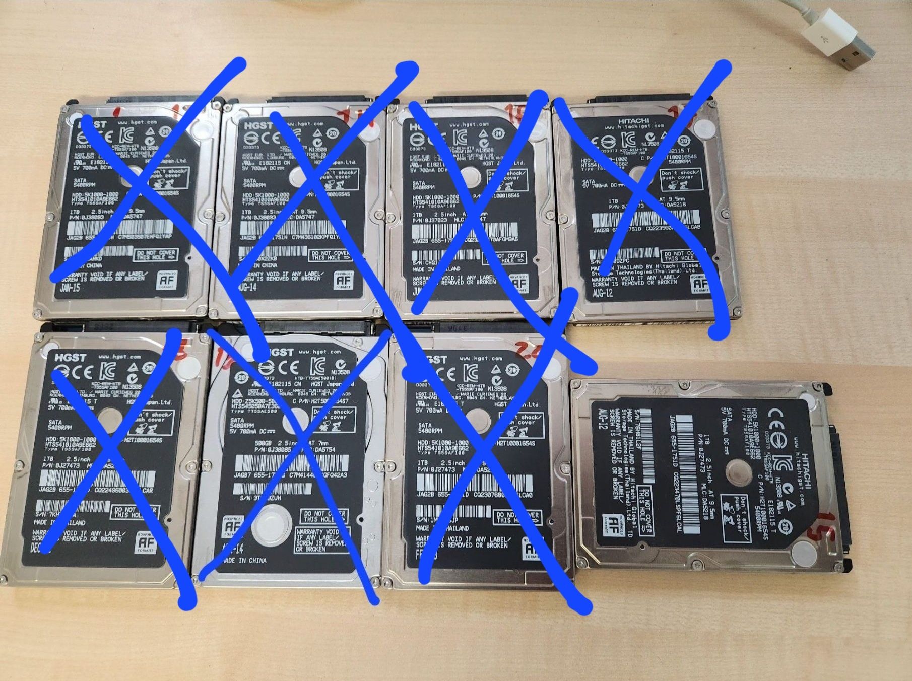 HDD 1tb 2.5 SATA в асортименті: 300 грн. - Запчастини для ноутбуків ...