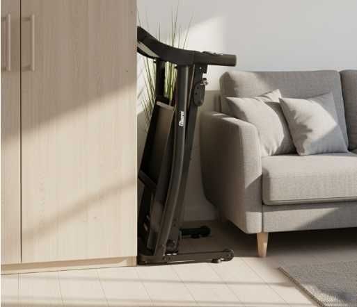 NOWA Bieżnia Domowa Składana 120kg Elektryczna 1-12km/h Regulowany Kąt