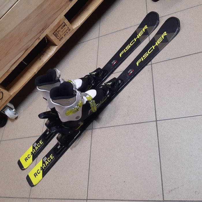 narty fischer 110cm+buty Fischer 33