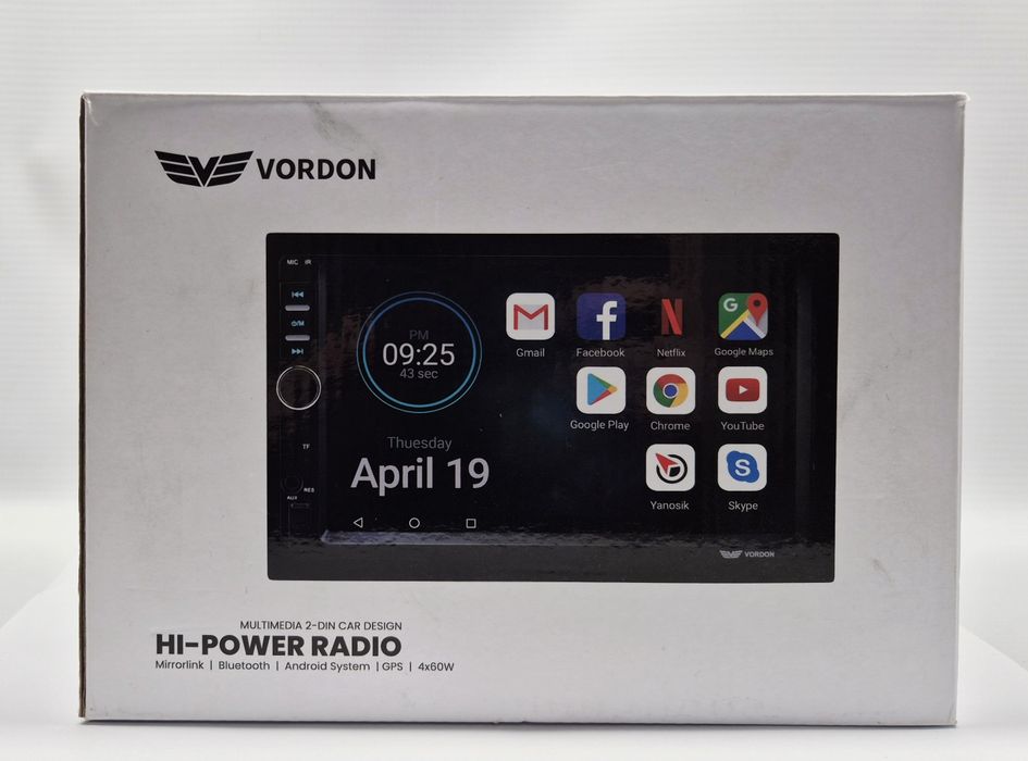 Radio samochodowe  2-din VORDON AC-8280, Komis Jasło Czackiego