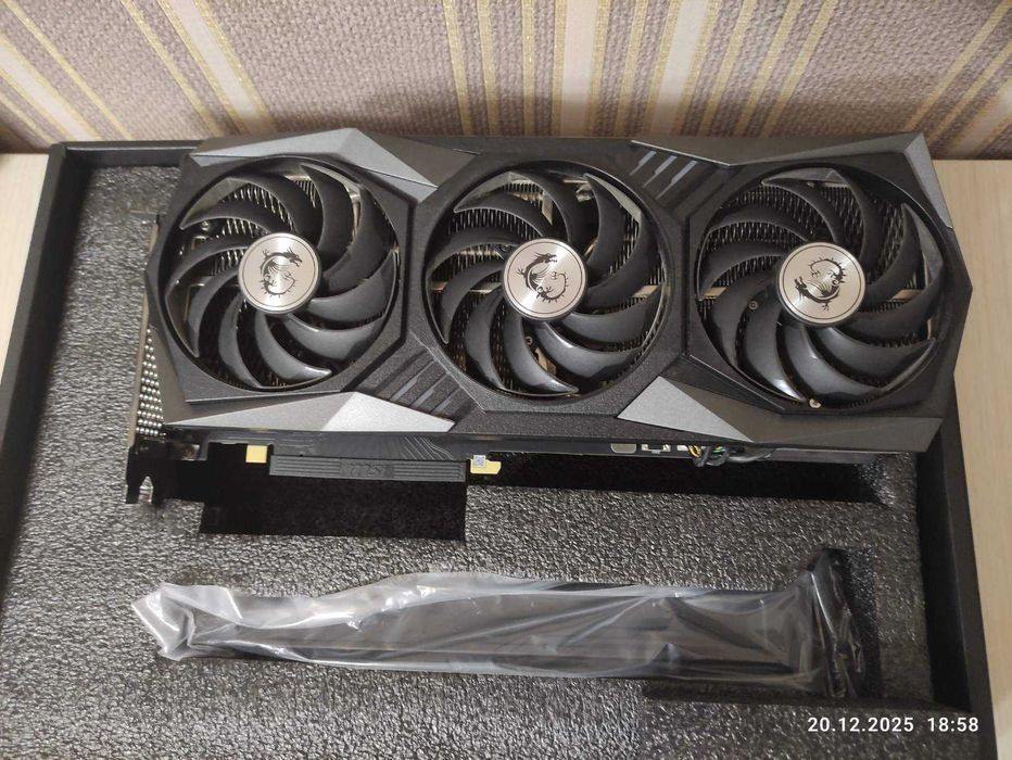 Продам Відеокарту MSI GeForce RTX 3060 GAMING X TRIO