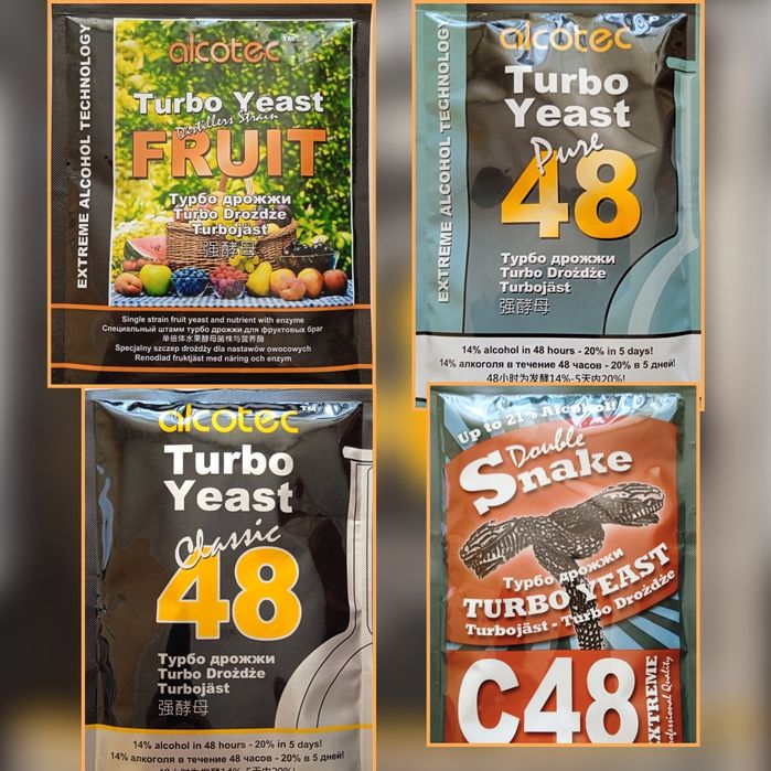 Дріжджі Double Snake C48. Alcotec 48 Classic,Pure,