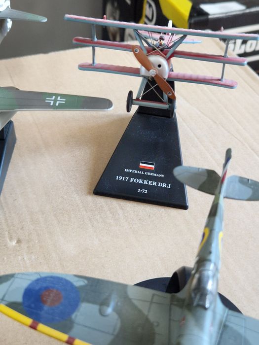 Metalowe modele samolotów 1:72 6 szt.