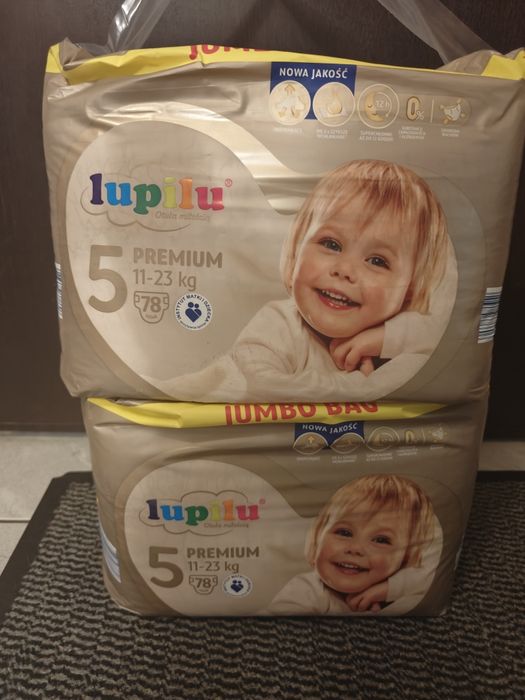 Lupilu 5 pampersy pieluchy jumbobag złote