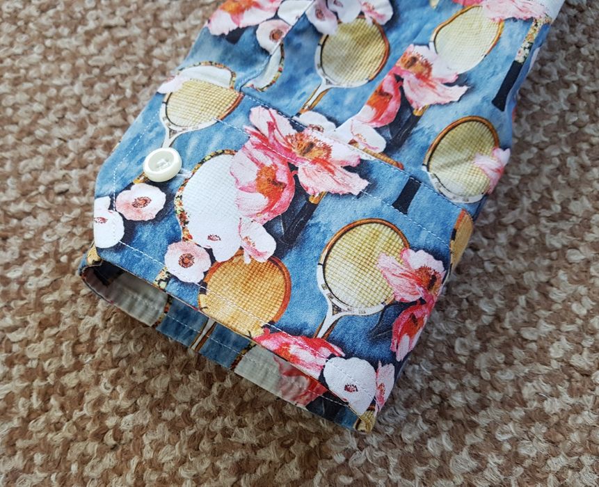 Eton сорочка slim fit оригінал S flower print