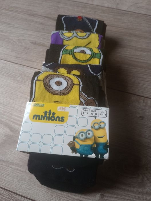 Skarpety Minionki NOWE MINIONS