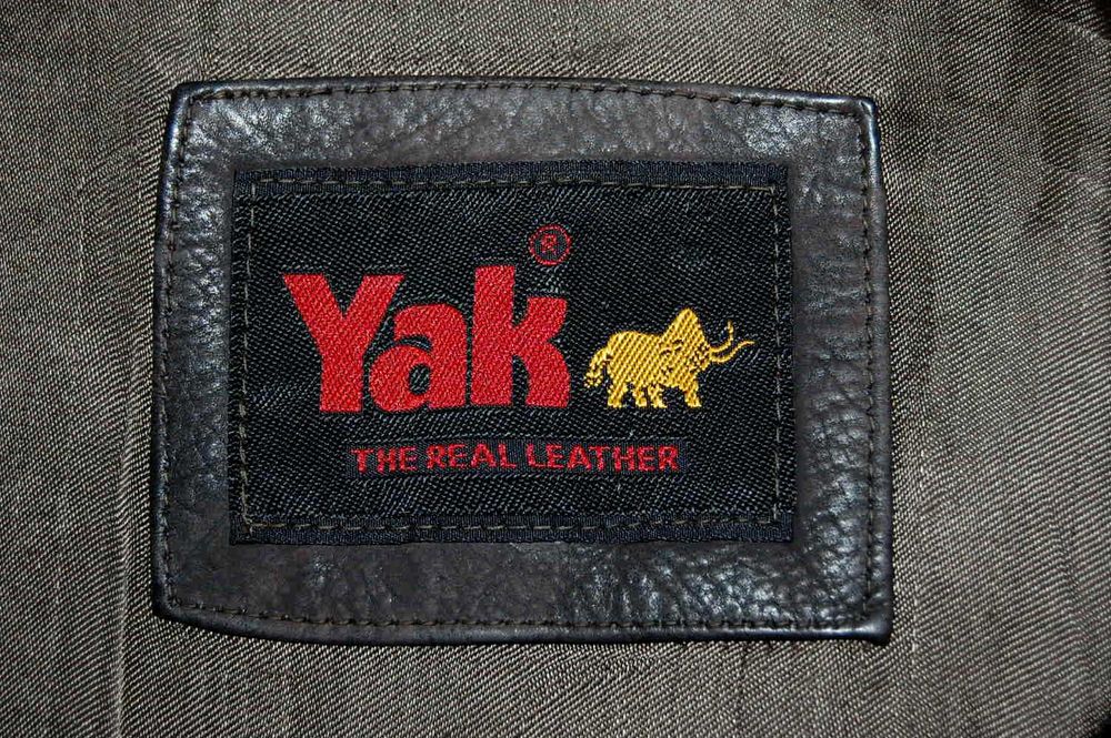 Куртка кожаная YAK р.XXL Genuine Exotic Yak Leather original ENGLAND