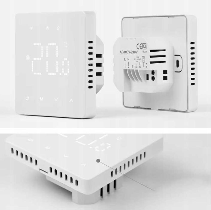 TGM50-WIFI-WPB Smart WiFi Tuya inteligenty Termostat POKOJOWY