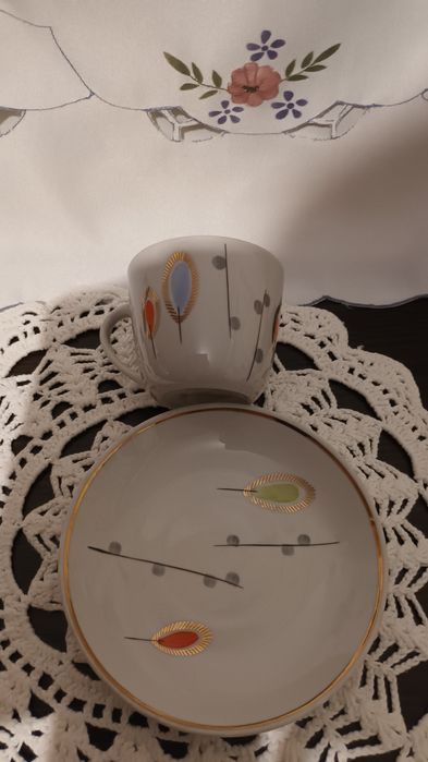 Сахарницы, молочники. Посуда фарфоровая.  Мальва.