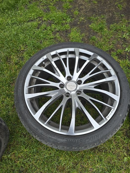 Sprzedam Felgi aluminiowe Tomason 19” + opony letnie Bridgestone 255/35 R19 – Aud i/ VW / Mercedes
