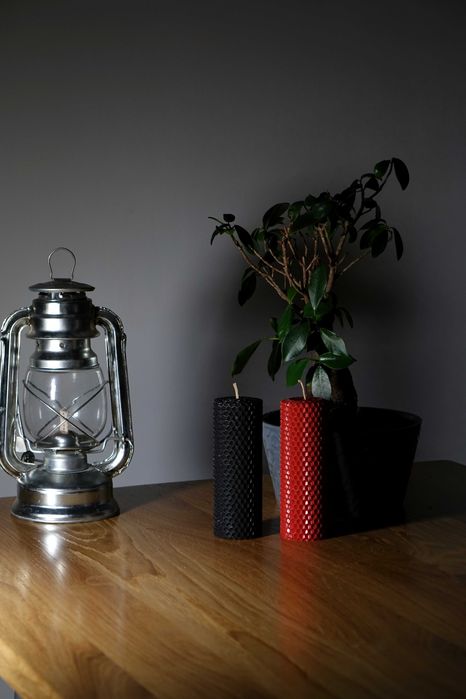 Świece z naturalnego wosku