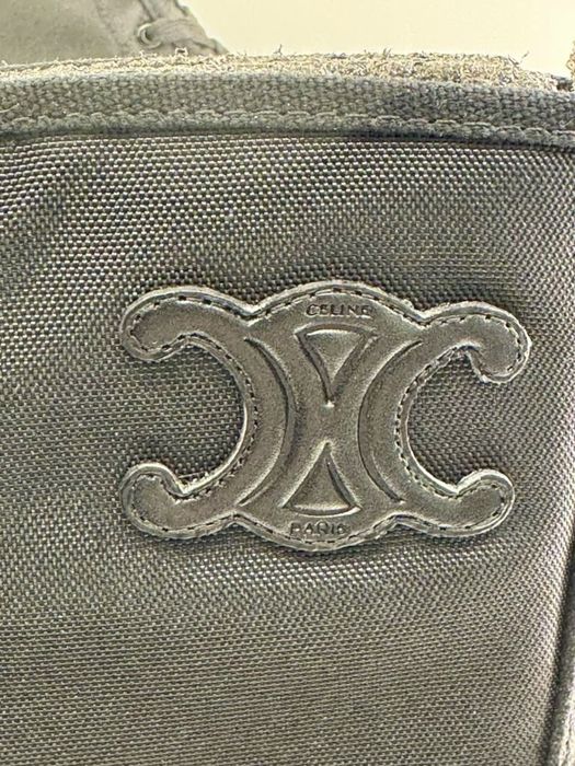 Celine - botki skórzane czarne