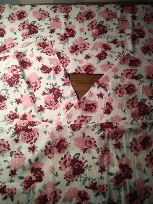 Ścinki kawałki materiału kwiaty hobby