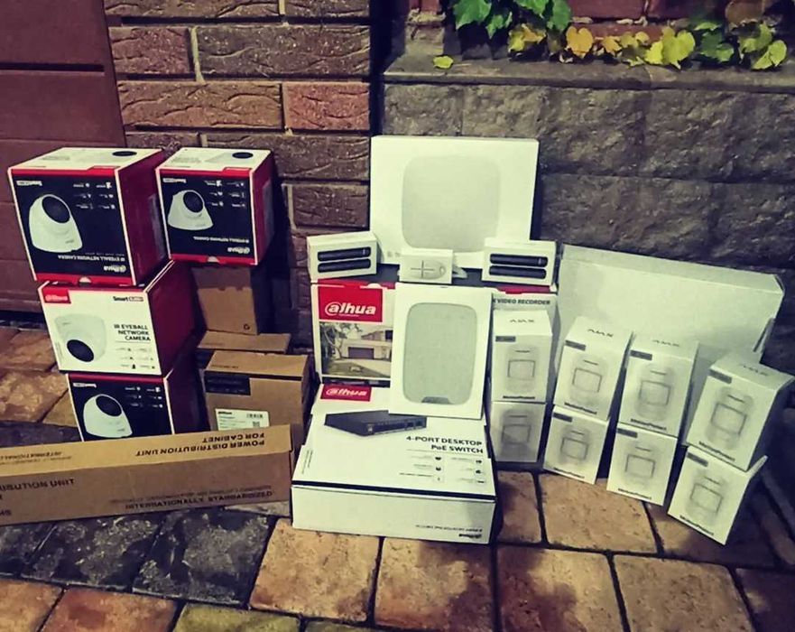 Монтаж видеонаблюдения, установка камер