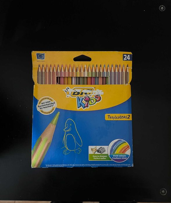 Lápis de Cor - BIC Kids Tropicolors (24 Lapis de Cor)