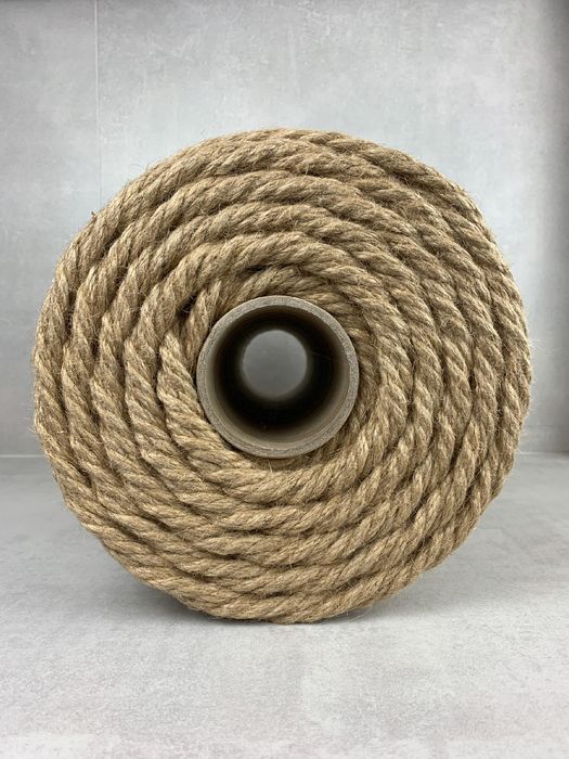 Linka lina jutowa 10 mm, drapak, żeglarska, 10 m