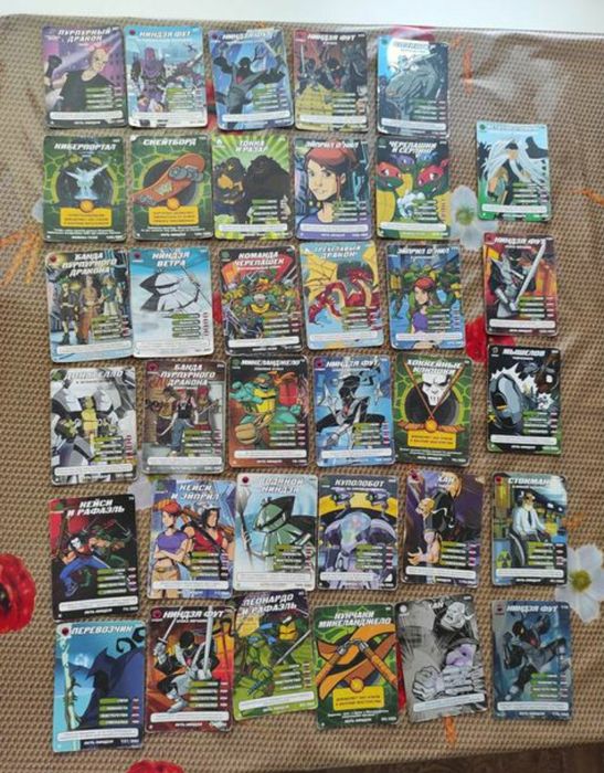 Карточки для коллекции Ниндзя и другие