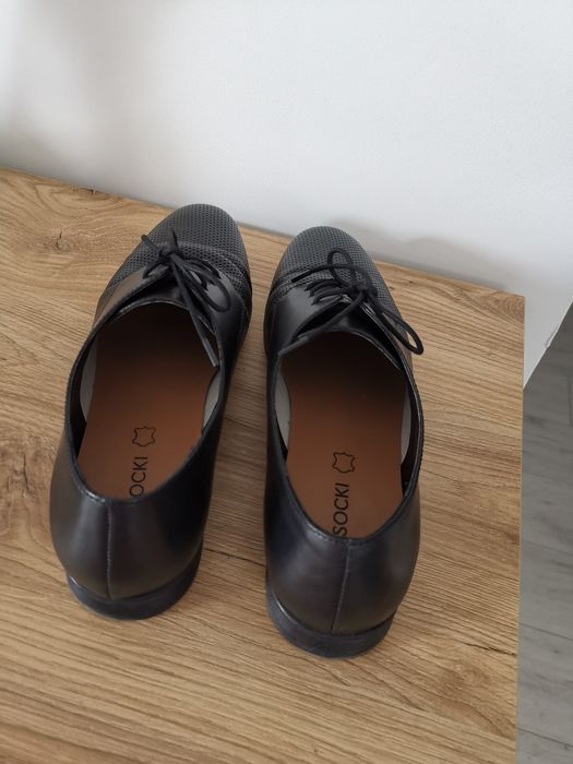 Buty damskie eleganckie Lasocki 41 czarne półbuty