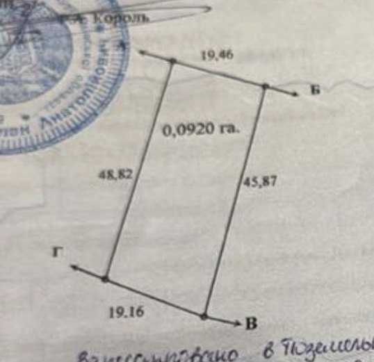 Продаж ділянки перша лінія до озера с. Луб'янка, Бучанська ОТГ