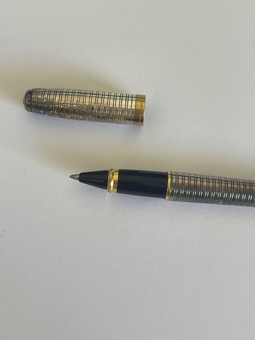 Caneta esferografica Dupont de prata