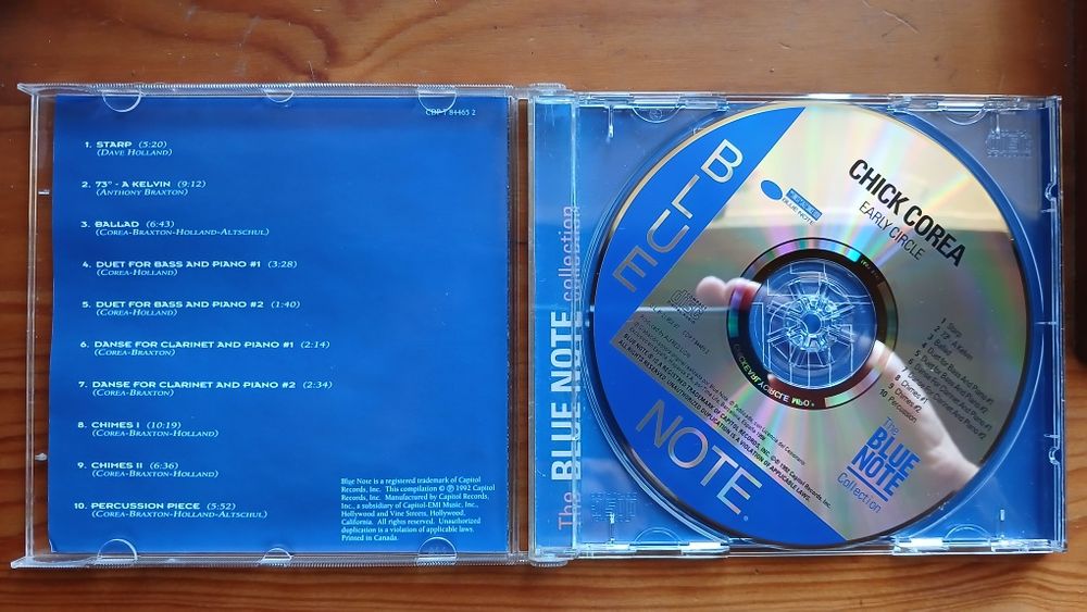 Chick Corea - Early Circle ( The Blue Note Collection  ) Anthony Braxton, Dave Holland, Barry Altschul