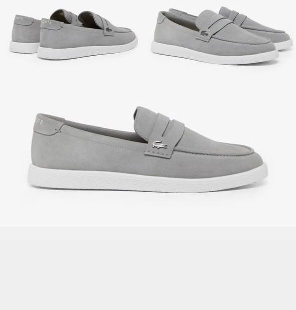 Лофери замшеві Lacoste