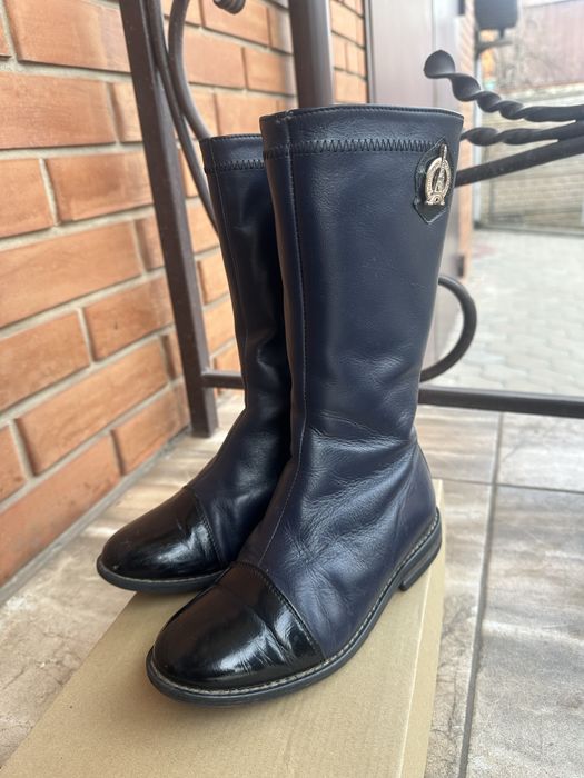 Сапоги шкіряні, в гарному стані