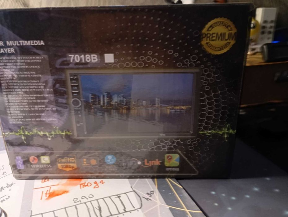 Auto radio 7 polegadas novo