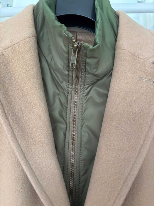 Płaszcz męski  VISTULA| Rozmiar 52 | Slim Fit | Kolor camelowy