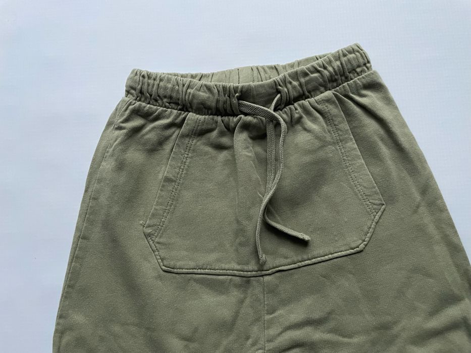 Spodnie dresowe H&M 92 cm khaki stan dobry