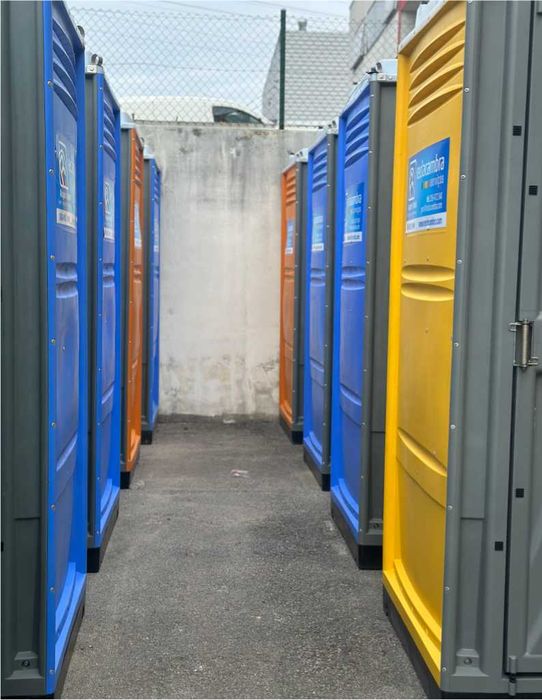 WC portátil para obra e estaleiro – aluguer mensal – Penafiel