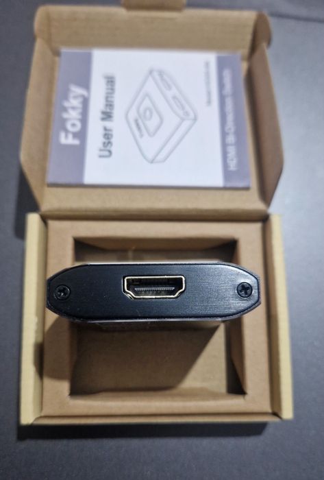 Двонаправлений HDMI перемикач Fokky HS305-BK 4K