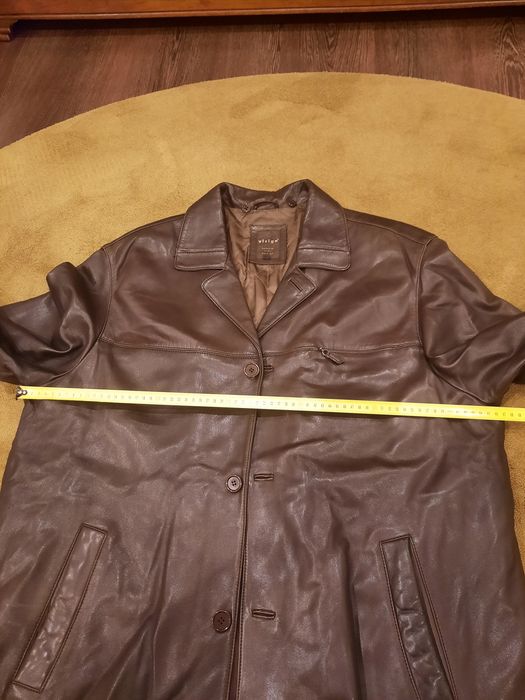 Casaco de pele genuina 56 castanho