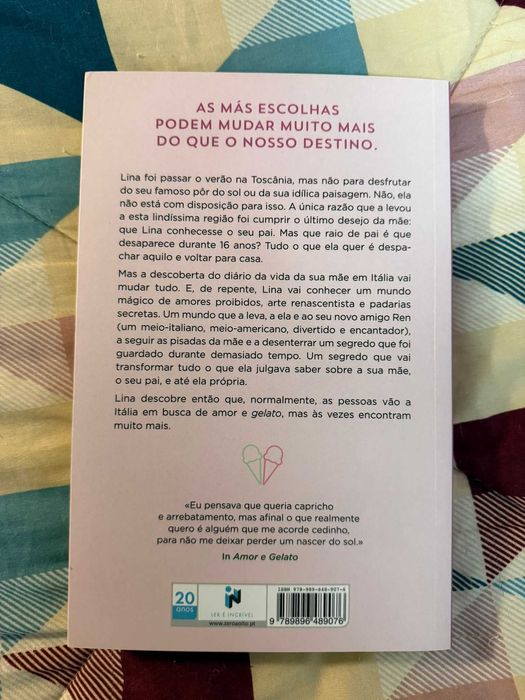 Livro "Amor e Gelato" de Jenna Evans Welch