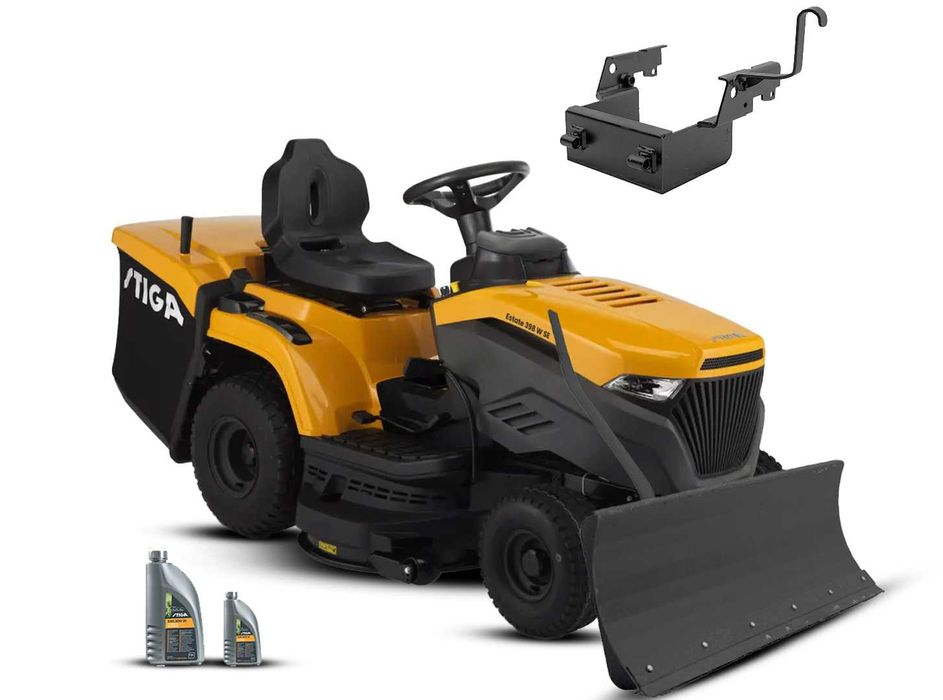 Traktor ogrodowy Stiga Estate 398 W SE Dwa Cylindry ZESTAW ZIMOWY