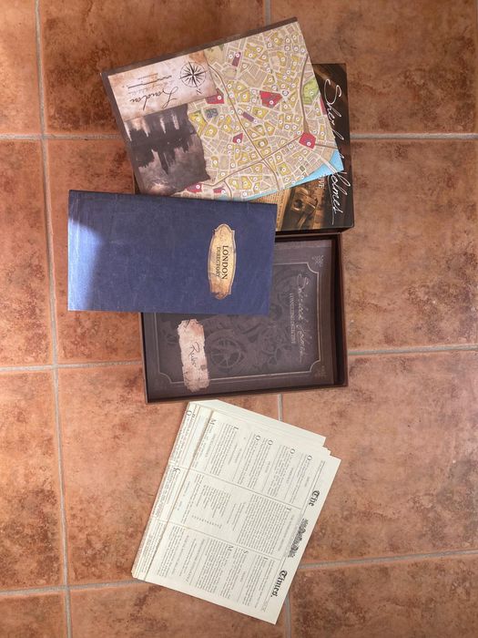 Sherlock Holmes Consulting Detective - jogo de Tabuleiro