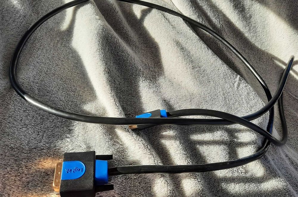kabel LogiLink HDMI DVI 2 metry do monitora jak nowy bez pudełka