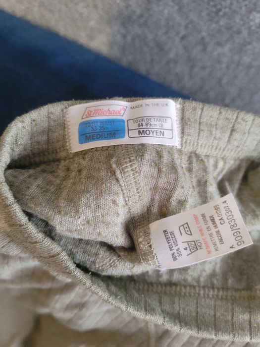 Męskie wełniane skarpety i legginsy termiczne na ferii zimowy