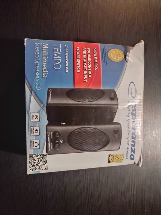 Głośniki multimedialne Esperanza stereo 2.0