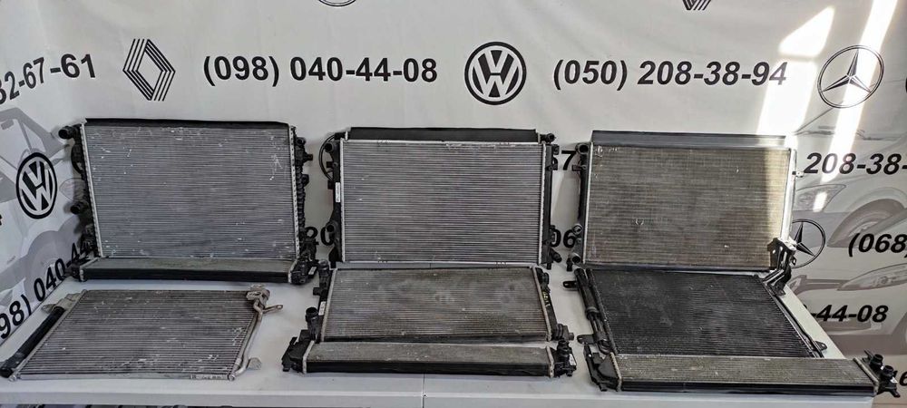 Радіатори 1.2-1.8-2.0 TSI 1.6-2.0 TDI VAG Golf 7 Tigyan 2015-2018