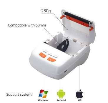 Прінтер чеків мобільний - XPRINTER XP-P501A