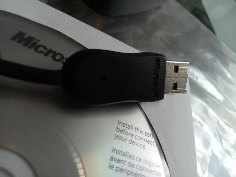 Adapter pc oryginalny Microsoft odbiornik pc oraz pad bezprzewodowy